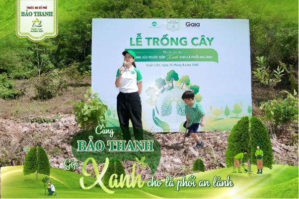 Câu chuyện Góp xanh cho lá phổi an lành và bài học cho con về lòng biết ơn của MC Minh Trang - Ảnh 1.