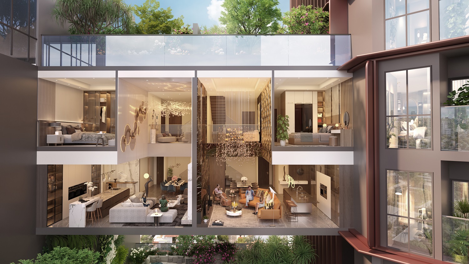 Khiêu vũ cùng pháo hoa trong những căn hộ “du thuyền trên không” bên sông Hàn- Ảnh 1.