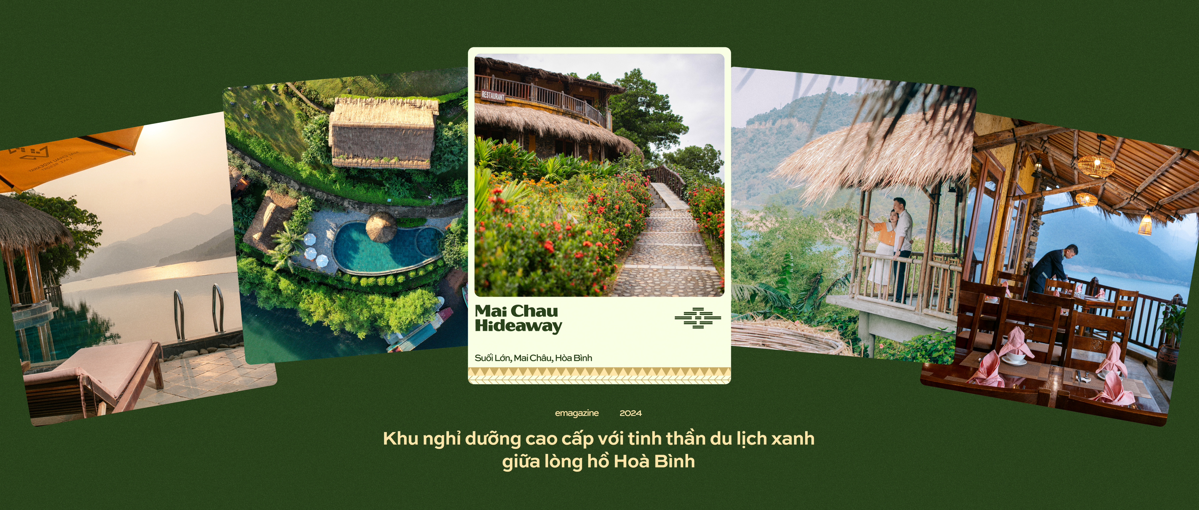 Thiên nhiên Tây Bắc, văn hoá bản địa và tinh thần Hideaway trong khu nghỉ dưỡng sinh thái xanh giữa lòng hồ Hoà Bình - Ảnh 1.