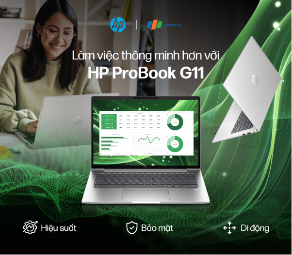 Làm việc thông minh hơn với HP ProBook G11: Hiệu suất, bảo mật, di động - Ảnh 1.