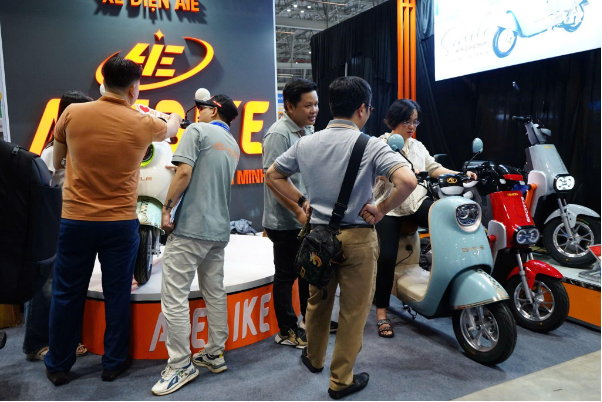 Dấu ấn của xe đạp điện AIE Smile tại Vietnam Cycle Expo 2024- Ảnh 1.