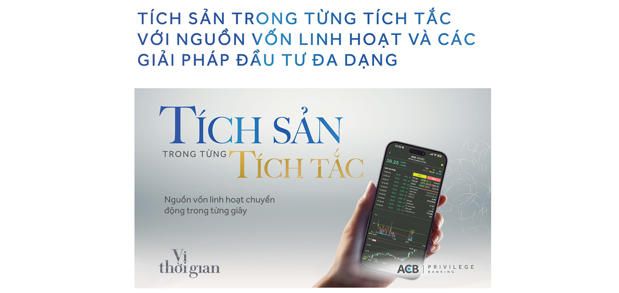 Nghệ thuật “Vị thời gian”: Bí mật của sự giàu có, và sự đột phá của Ngân hàng Ưu tiên ACB- Ảnh 7.