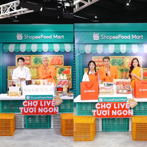 Trải nghiệm “đi chợ số” thêm độc đáo thông qua các phiên livestream của ShopeeFood Mart - Ảnh 2.