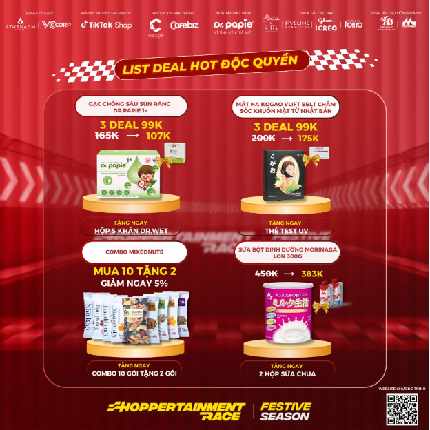 Cập nhật ngay loạt deal vượt mức píc-cờ-pôn tại Shoppertainment Race Festive 2024 - Ảnh 1.