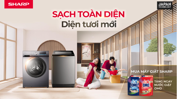 Sạch toàn diện, diện tươi mới - máy giặt Sharp đồng hành cùng mùa tết an nhàn - Ảnh 2.