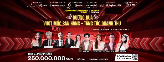 Shoppertainment Race Festive: Khởi động đường đua “Vượt mốc bán hàng - Tăng tốc doanh thu” mùa lễ hội 2024 - Ảnh 1.