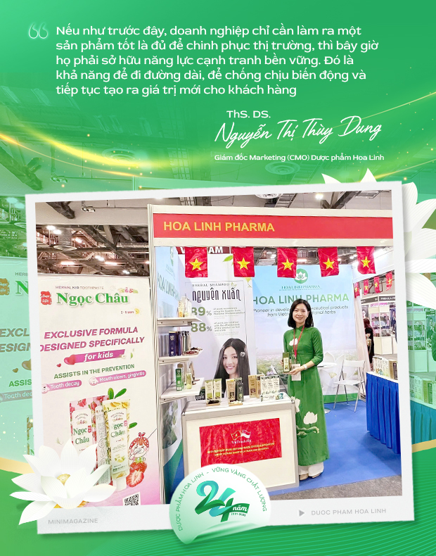 Dược phẩm hoa Linh: “Củng cố năng lực cạnh tranh bền vững” xứng tầm thương hiệu quốc gia - Ảnh 2. Dược phẩm hoa Linh: “Củng cố năng lực cạnh tranh bền vững” xứng tầm thương hiệu quốc gia - Ảnh 2.