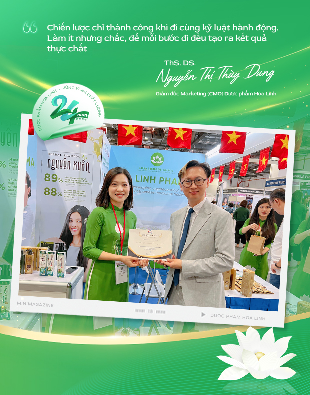 Dược phẩm hoa Linh: “Củng cố năng lực cạnh tranh bền vững” xứng tầm thương hiệu quốc gia - Ảnh 11. Dược phẩm hoa Linh: “Củng cố năng lực cạnh tranh bền vững” xứng tầm thương hiệu quốc gia - Ảnh 11.