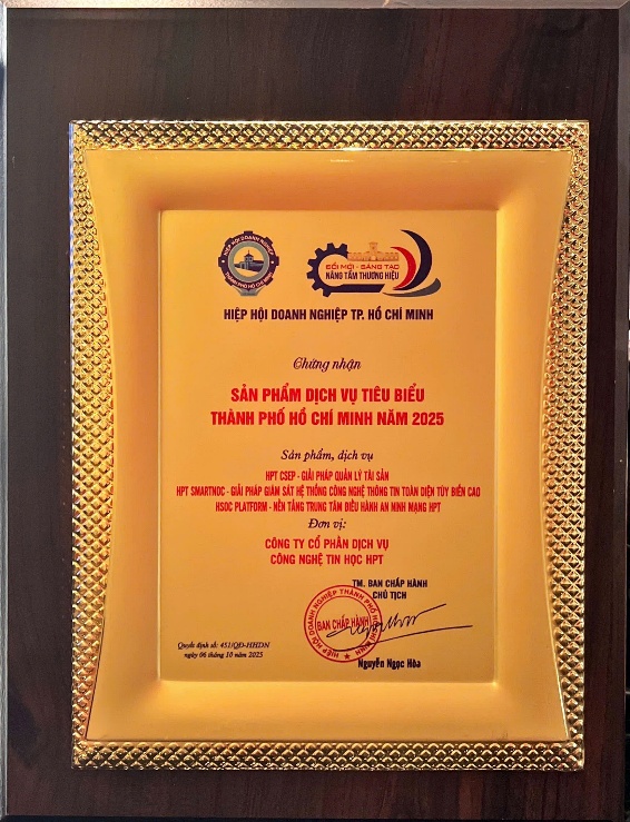 HPT được vinh danh “Doanh nghiệp tiêu biểu TP.HCM” 2025, sẵn sàng bứt phá cùng “A²” tại HPT D-DAY 2025- Ảnh 4. HPT được vinh danh “Doanh nghiệp tiêu biểu TP.HCM” 2025, sẵn sàng bứt phá cùng “A²” tại HPT D-DAY 2025- Ảnh 4.