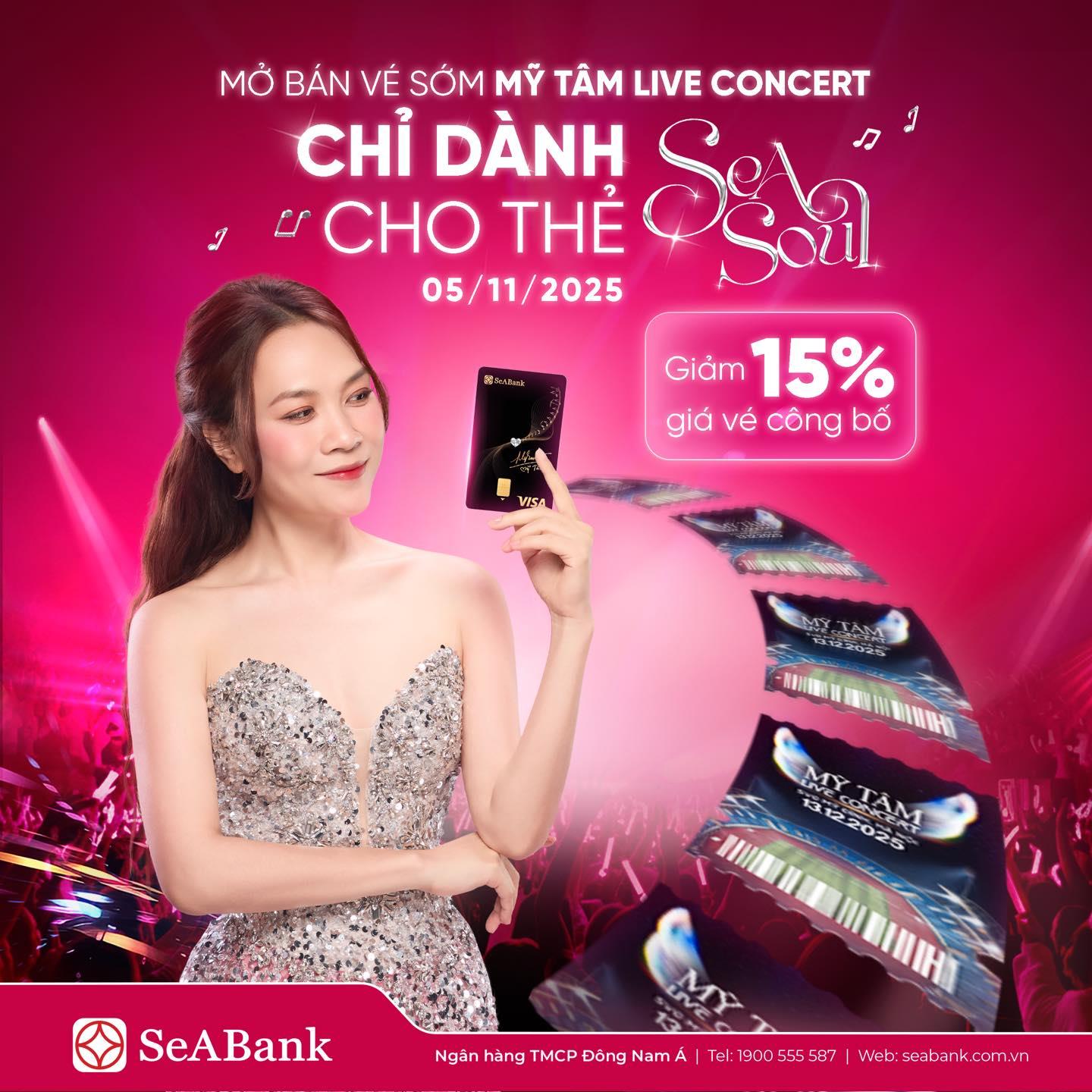 SeASoul mang đến hành trình trọn vẹn cho khán giả tại Mỹ Tâm Live Concert 2025- Ảnh 1. SeASoul mang đến hành trình trọn vẹn cho khán giả tại Mỹ Tâm Live Concert 2025- Ảnh 1.