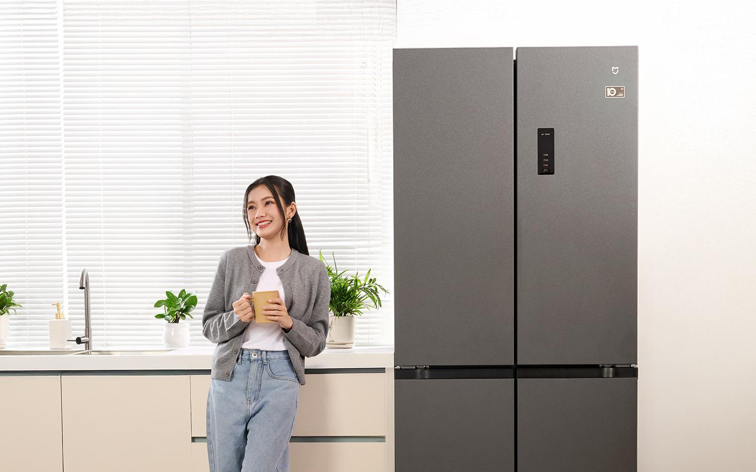 Trọn hương vị, sống tiện nghi với tủ lạnh 4 cửa Mijia Refrigerator Cross Door 510L Trọn hương vị, sống tiện nghi với tủ lạnh 4 cửa Mijia Refrigerator Cross Door 510L
