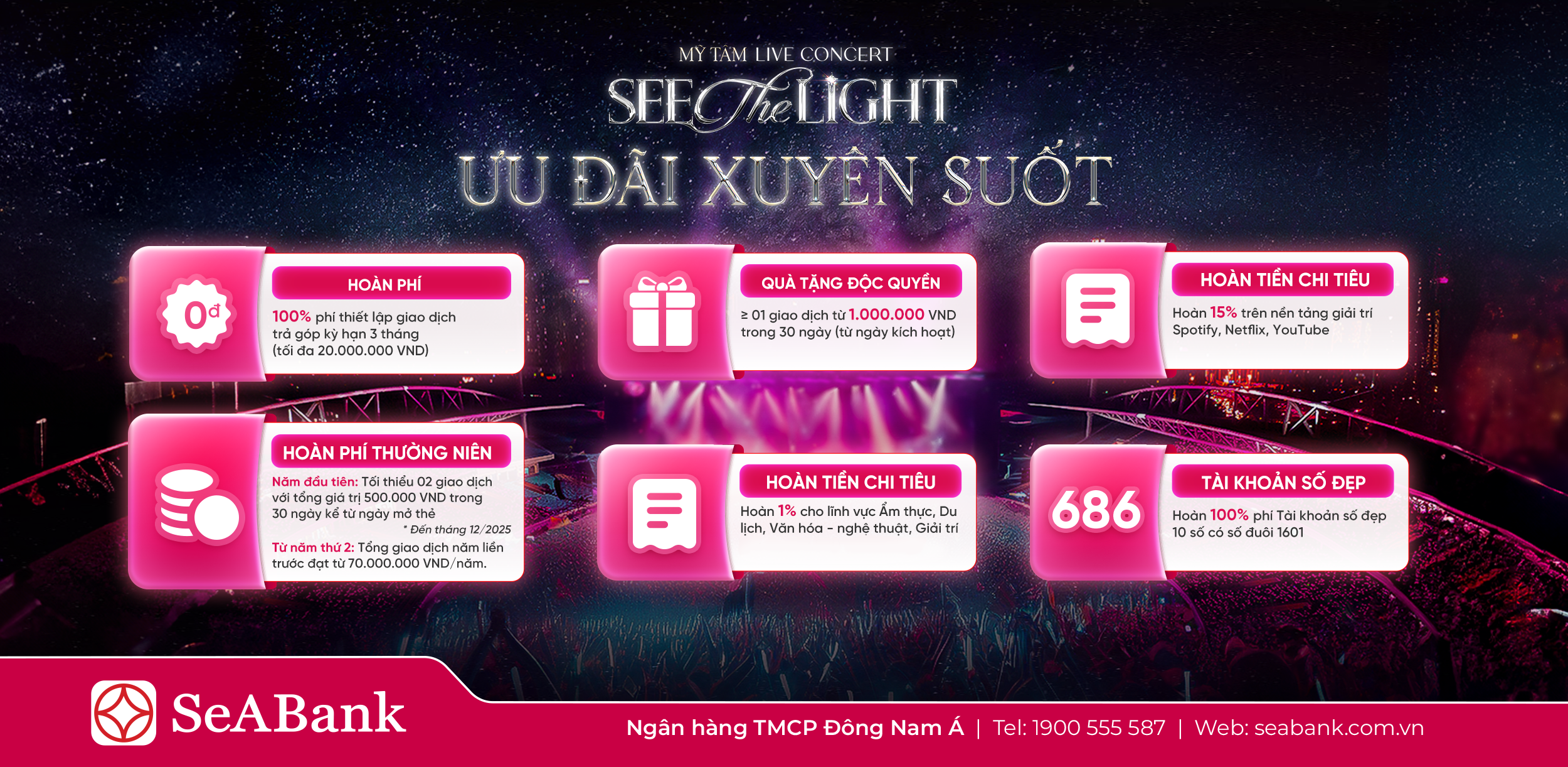 SeASoul mang đến hành trình trọn vẹn cho khán giả tại Mỹ Tâm Live Concert 2025- Ảnh 3. SeASoul mang đến hành trình trọn vẹn cho khán giả tại Mỹ Tâm Live Concert 2025- Ảnh 3.