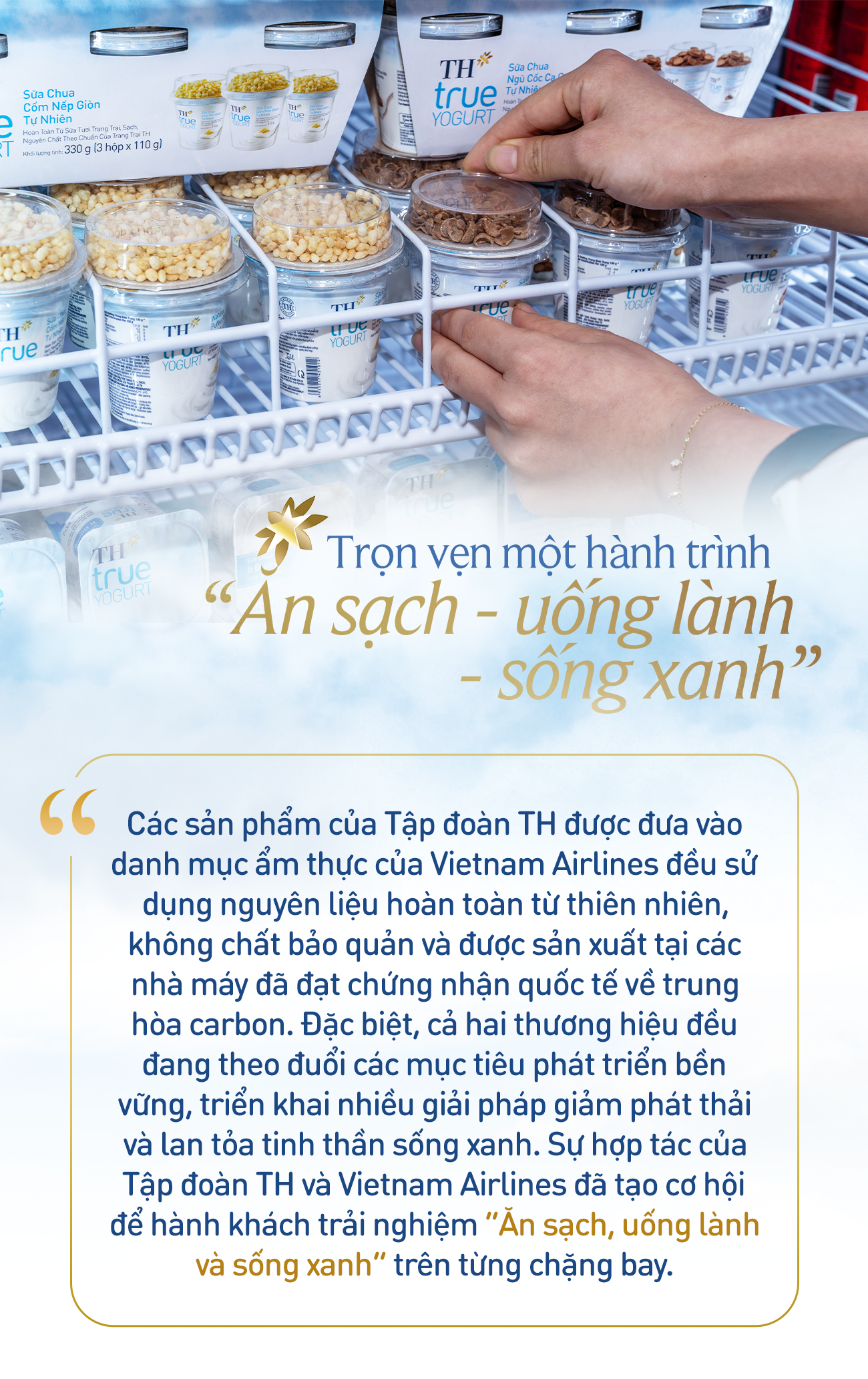 Tái tạo năng lượng giữa không trung cùng thực đơn lành sạch từ TH true MILK- Ảnh 6.