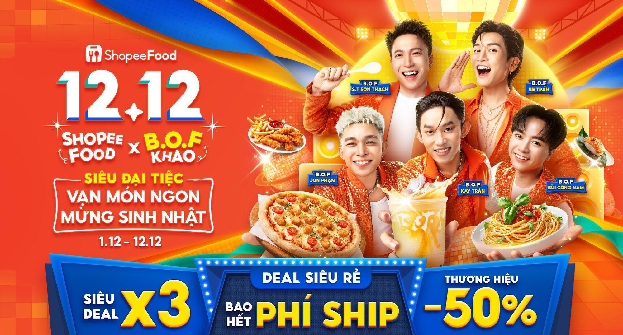 Vạn vật đều thua bàn tiệc sinh nhật ShopeeFood 12.12 - Ảnh 3.