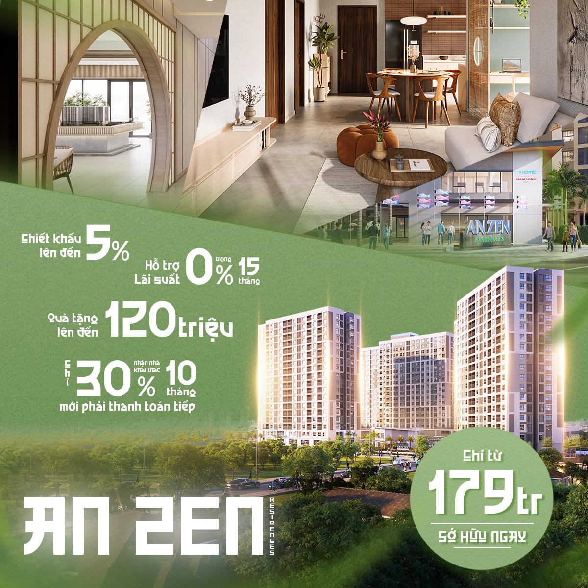 An Zen Residences cập nhật ưu đãi chiết khấu thanh toán tới 5% - Ảnh 2. An Zen Residences cập nhật ưu đãi chiết khấu thanh toán tới 5% - Ảnh 2.