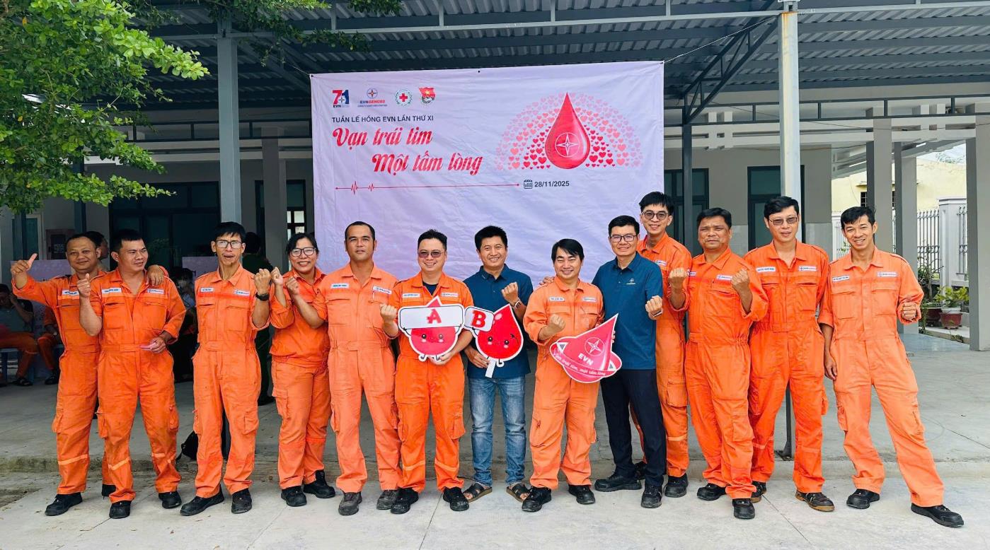 Tuần lễ Hồng EVN lần thứ XI: EVNGENCO3 trao đi 400 đơn vị máu- Ảnh 1.