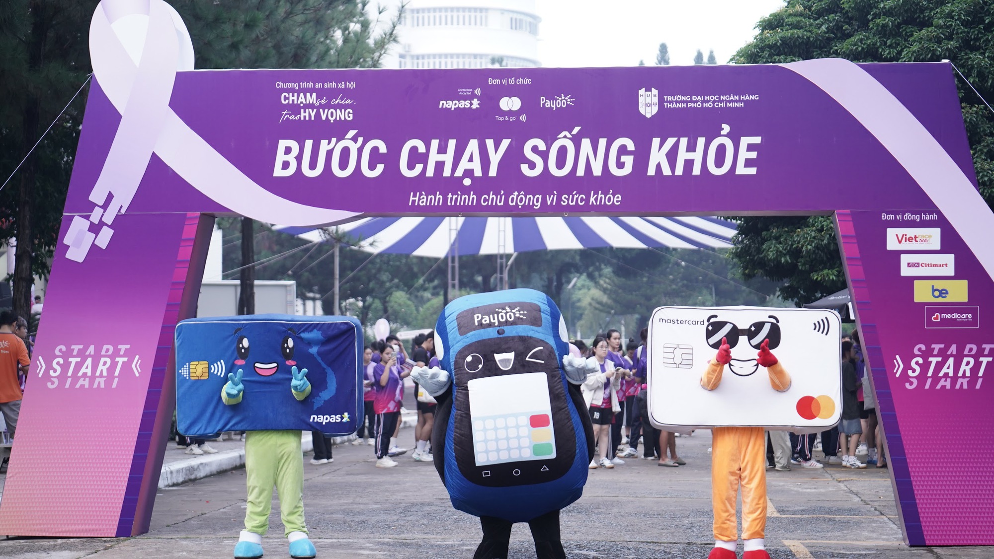 Hàng ngàn người chạy bộ hưởng ứng dự án sức khỏe do NAPAS, Mastercard, Payoo tổ chức- Ảnh 1.