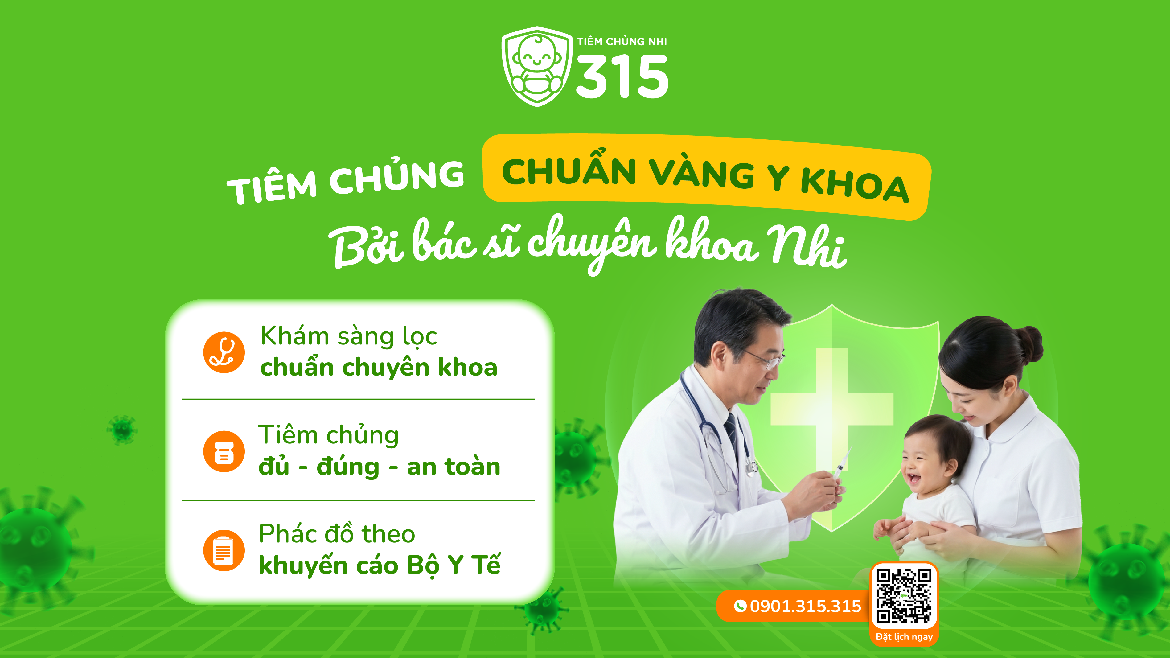 Tiêm chủng chuẩn vàng y khoa bởi bác sĩ chuyên khoa Nhi- Ảnh 1.