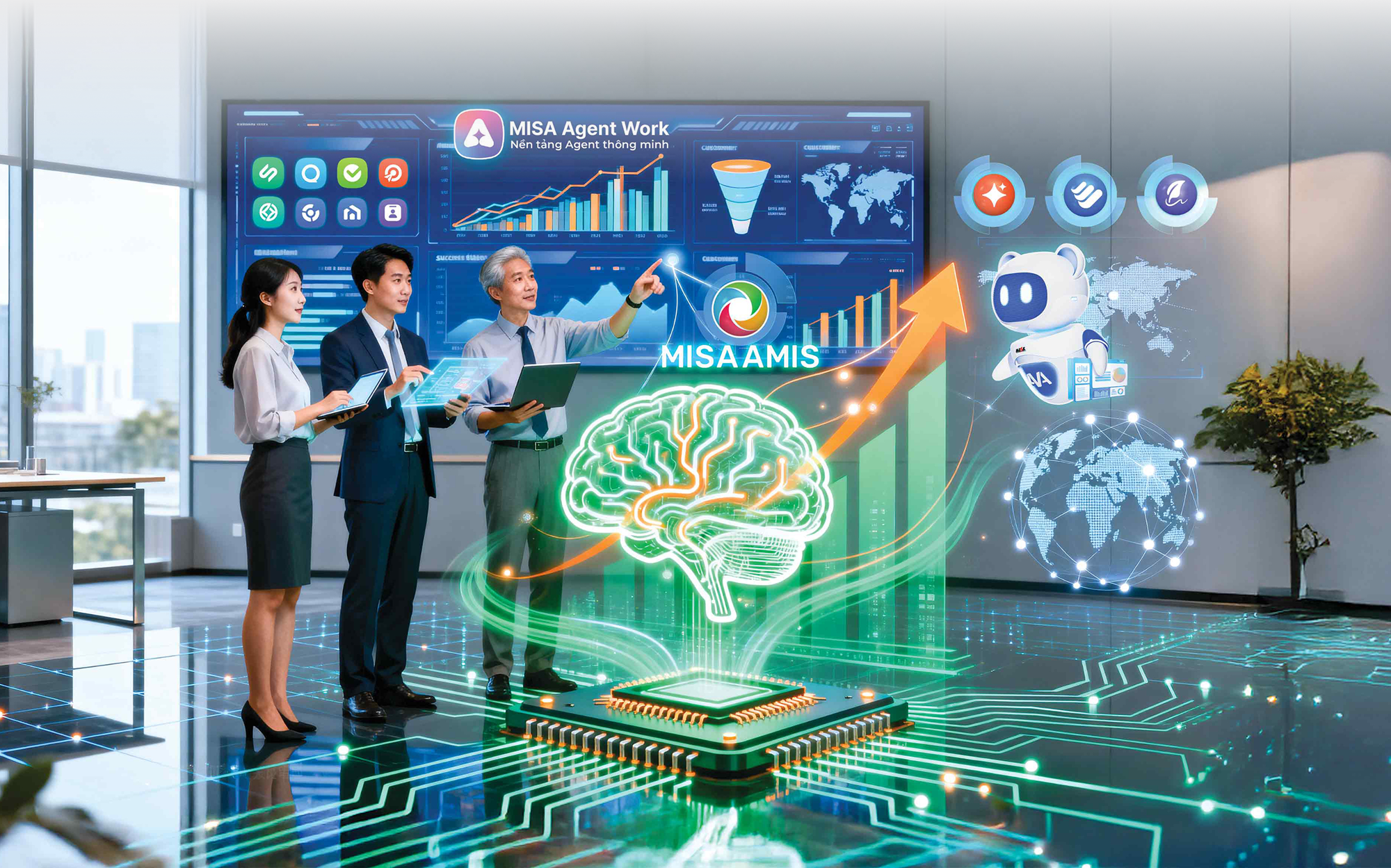 MISA khai mở kỷ nguyên Agentic AI: Chính phủ, Doanh nghiệp, Hộ kinh doanh tự vận hành bằng hệ thống AI Agent tự chủ - Ảnh 8.