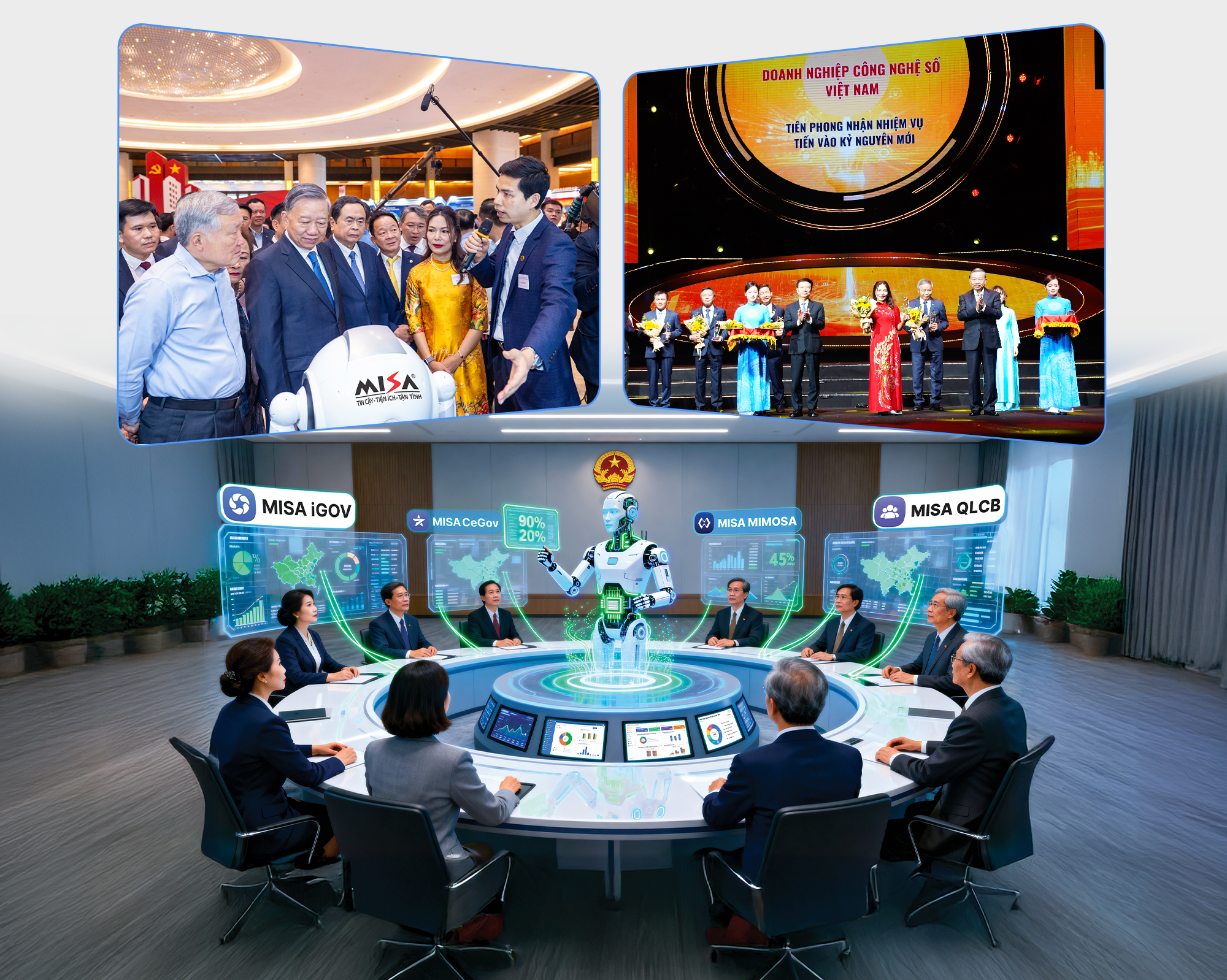 MISA khai mở kỷ nguyên Agentic AI: Chính phủ, Doanh nghiệp, Hộ kinh doanh tự vận hành bằng hệ thống AI Agent tự chủ - Ảnh 2.