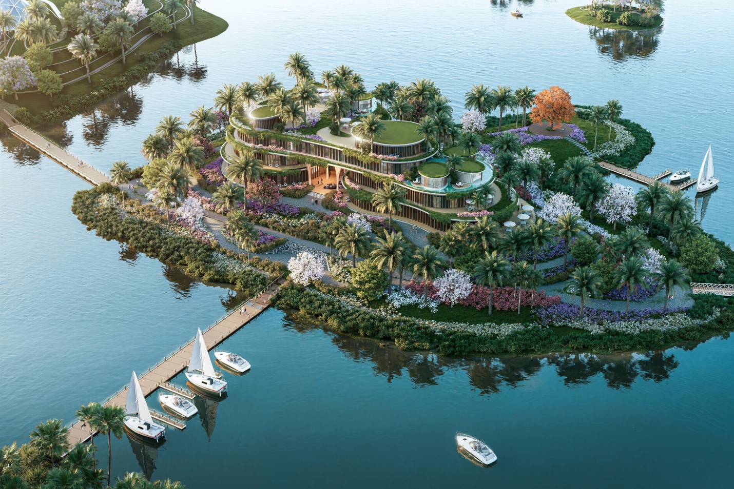 Từ nghệ thuật trong rừng đến đảo nghệ thuật giữa lòng Hồ Núi Cốc- Ảnh 3. Từ nghệ thuật trong rừng đến đảo nghệ thuật giữa lòng Hồ Núi Cốc- Ảnh 3.