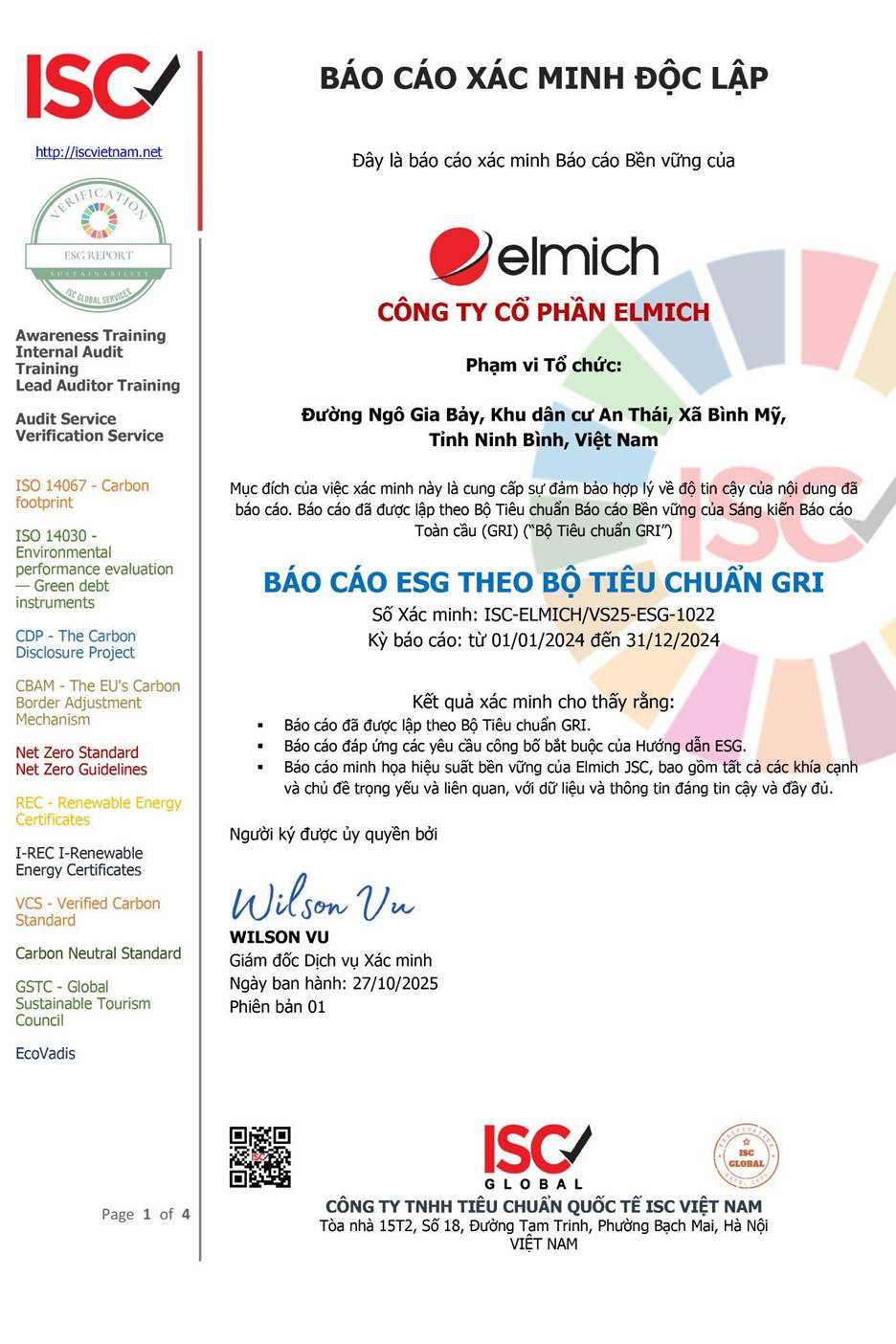 Elmich công bố Báo cáo ESG 2025: Tiên phong chuẩn xanh châu Âu tại Việt Nam- Ảnh 4. Elmich công bố Báo cáo ESG 2025: Tiên phong chuẩn xanh châu Âu tại Việt Nam- Ảnh 4.