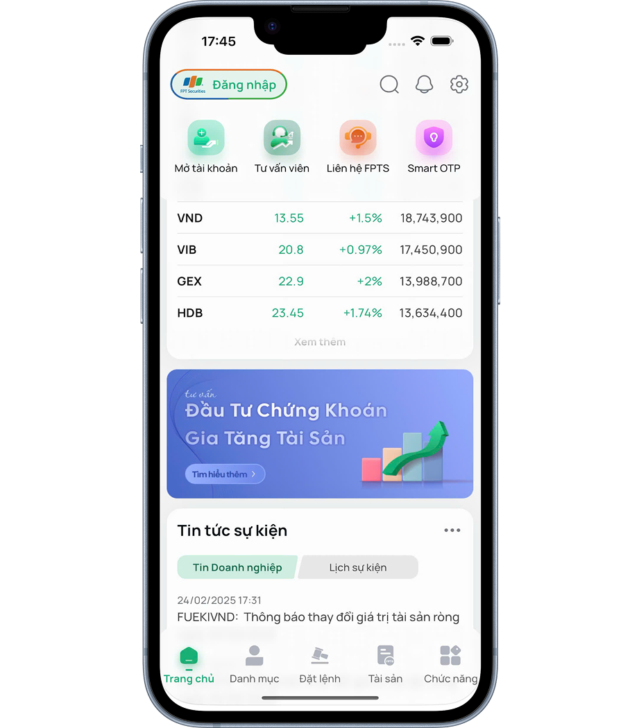 Chứng khoán FPT (FPTS) chính thức ra mắt ứng dụng giao dịch mới: EzTrade- Ảnh 2.