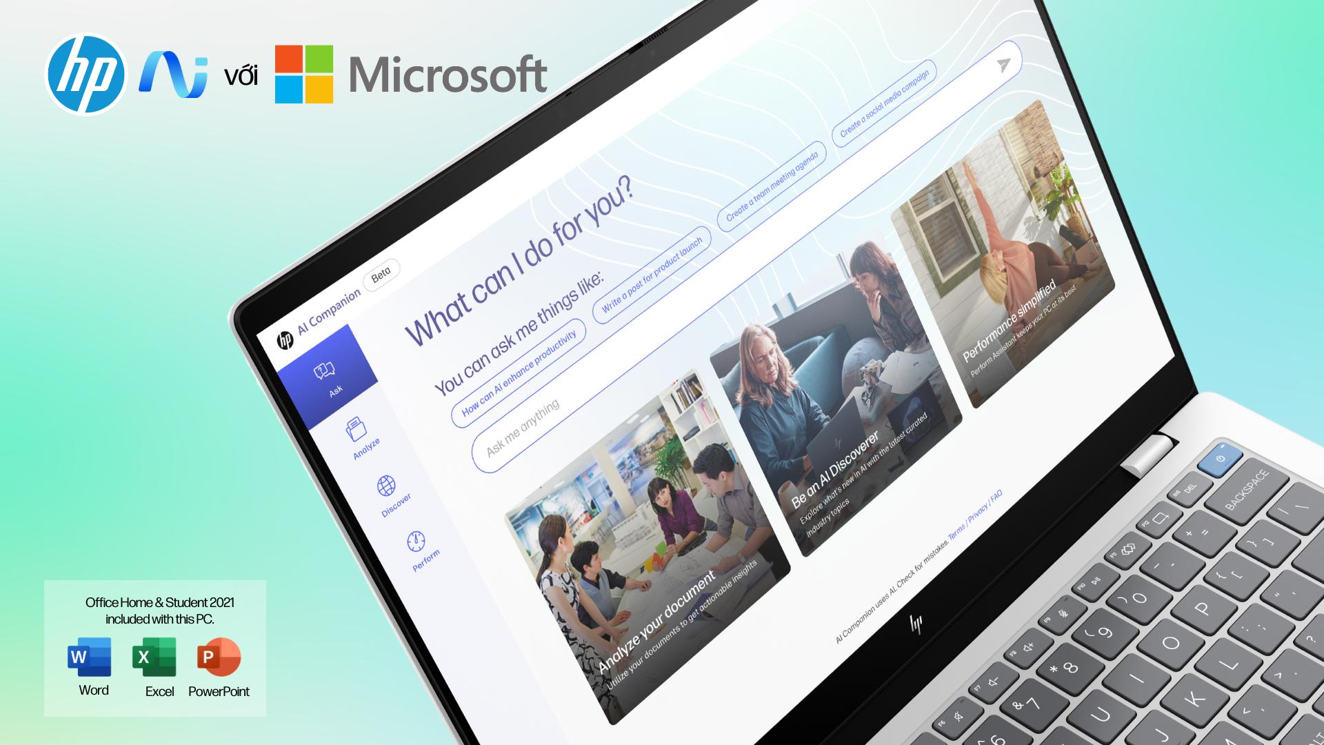 HP OmniBook Next-gen AI PCs: Màn ra mắt ấn tượng, mở đầu danh mục sản phẩm Next-gen AI- Ảnh 2. HP OmniBook Next-gen AI PCs: Màn ra mắt ấn tượng, mở đầu danh mục sản phẩm Next-gen AI- Ảnh 2.
