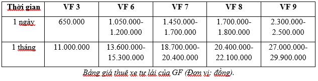 Sau công bố đổi tên, công ty cho thuê xe hàng đầu Việt Nam tung bảng giá mới giá “cực thơm”- Ảnh 1.