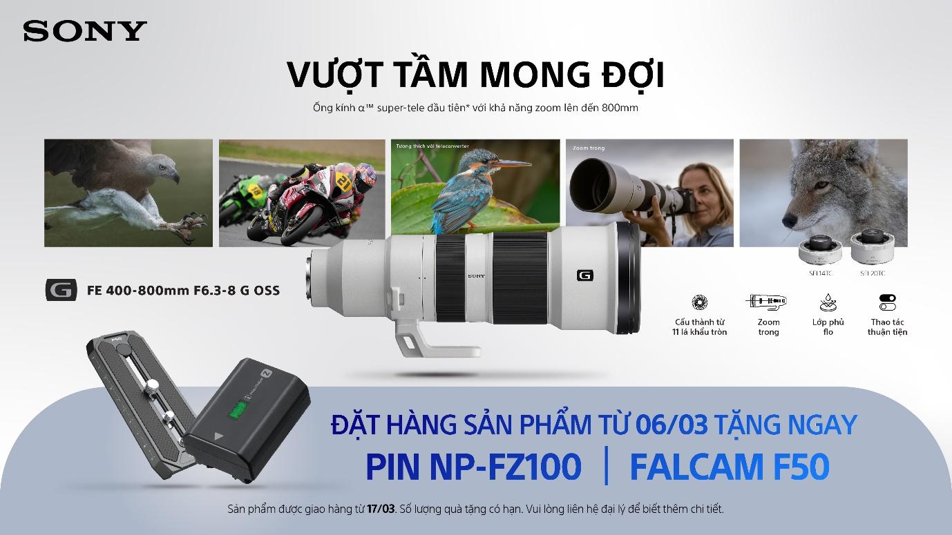 Sony trình làng bộ đôi ống kính FE 16mm F1.8 G và FE 400-800mm F6.3-8 G OSS- Ảnh 5.