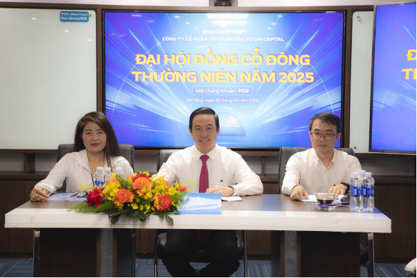 Đại hội đồng cổ đông Din Capital 2025: Vượt kế hoạch 2024, chia cổ tức 15%- Ảnh 2. Đại hội đồng cổ đông Din Capital 2025: Vượt kế hoạch 2024, chia cổ tức 15%- Ảnh 2.
