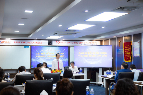 Đại hội đồng cổ đông Din Capital 2025: Vượt kế hoạch 2024, chia cổ tức 15%- Ảnh 3. Đại hội đồng cổ đông Din Capital 2025: Vượt kế hoạch 2024, chia cổ tức 15%- Ảnh 3.