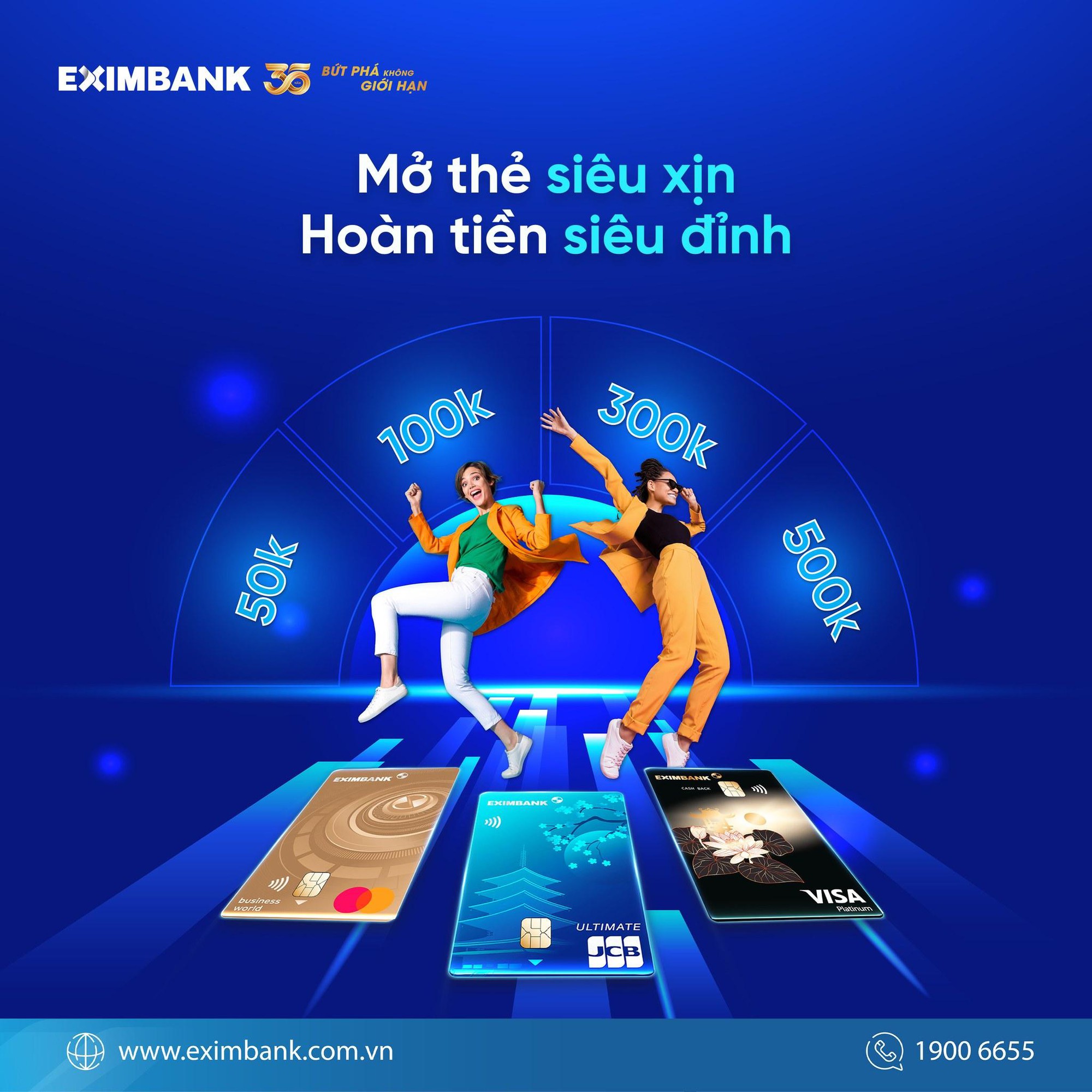 Hè 2025 – Tận hưởng ưu đãi cùng thẻ tín dụng Eximbank- Ảnh 2. Hè 2025 – Tận hưởng ưu đãi cùng thẻ tín dụng Eximbank- Ảnh 2.