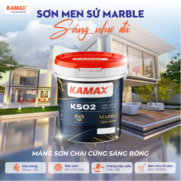 Sơn Kamax giới thiệu dòng sơn men sứ đột phá, bảo vệ ngôi nhà đến 15 năm- Ảnh 1. Sơn Kamax giới thiệu dòng sơn men sứ đột phá, bảo vệ ngôi nhà đến 15 năm- Ảnh 1.