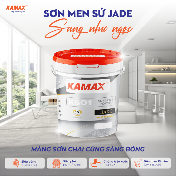 Sơn Kamax giới thiệu dòng sơn men sứ đột phá, bảo vệ ngôi nhà đến 15 năm- Ảnh 2. Sơn Kamax giới thiệu dòng sơn men sứ đột phá, bảo vệ ngôi nhà đến 15 năm- Ảnh 2.