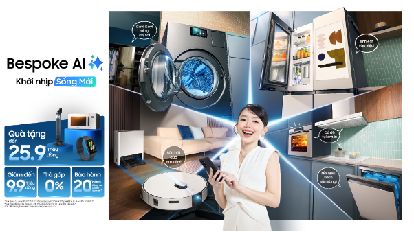 Samsung phủ s&oacute;ng AI l&ecirc;n mọi thiết bị gia dụng, tham vọng c&ugrave;ng người d&ugrave;ng khởi nhịp sống mới - Ảnh 5.