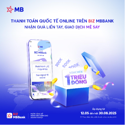 Khai mở giao dịch quốc tế trên BIZ MBBank – Nhận quà liền tay, mở rộng cơ hội giao thương toàn cầu - Ảnh 1.