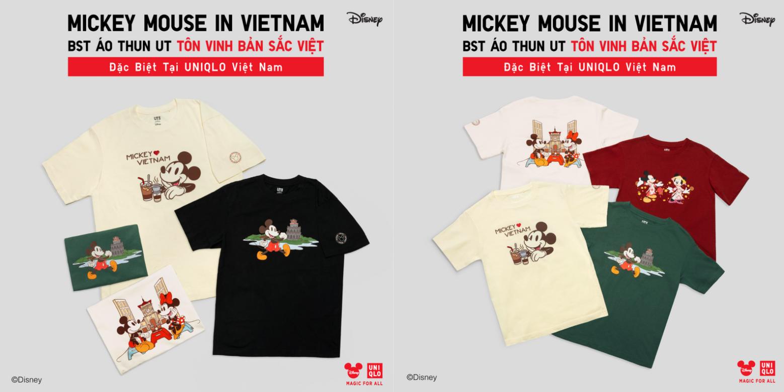 “Fan” UNIQLO hào hứng với 3 hoạ tiết BST UT Mickey Mouse in Vietnam mới nhân Tuần Lễ Cảm Ơn - Ảnh 2. “Fan” UNIQLO hào hứng với 3 hoạ tiết BST UT Mickey Mouse in Vietnam mới nhân Tuần Lễ Cảm Ơn - Ảnh 2.