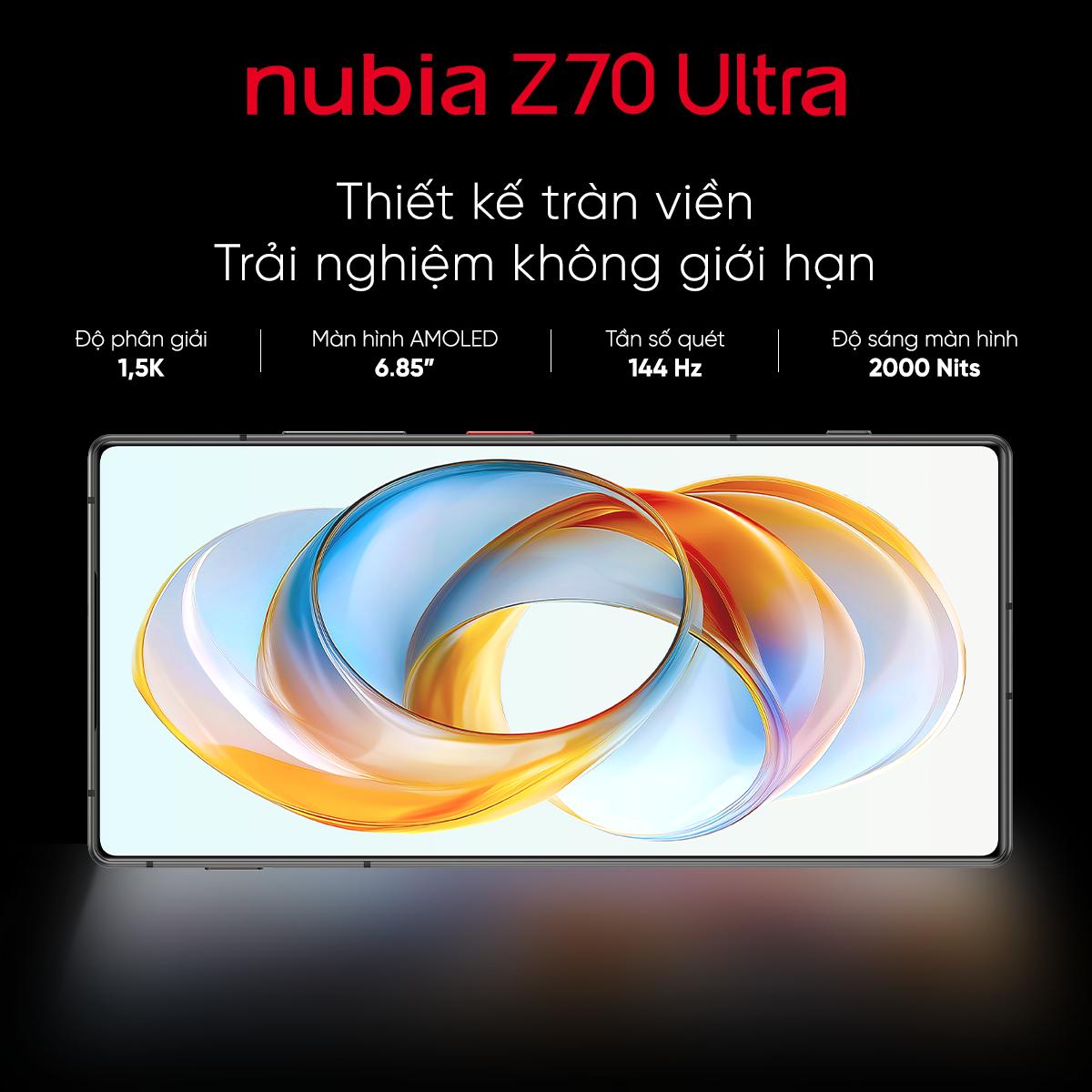 Nubia Z70 Ultra – Thiết kế hoàn mỹ, công nghệ camera đỉnh cao- Ảnh 4. Nubia Z70 Ultra – Thiết kế hoàn mỹ, công nghệ camera đỉnh cao- Ảnh 4.
