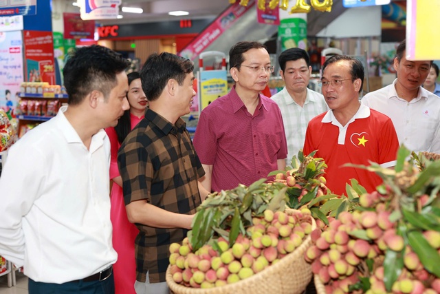 Saigon Co.op ký kết tiêu thụ vải thiều Lục Ngạn vào 800 điểm bán- Ảnh 1. Saigon Co.op ký kết tiêu thụ vải thiều Lục Ngạn vào 800 điểm bán- Ảnh 1.