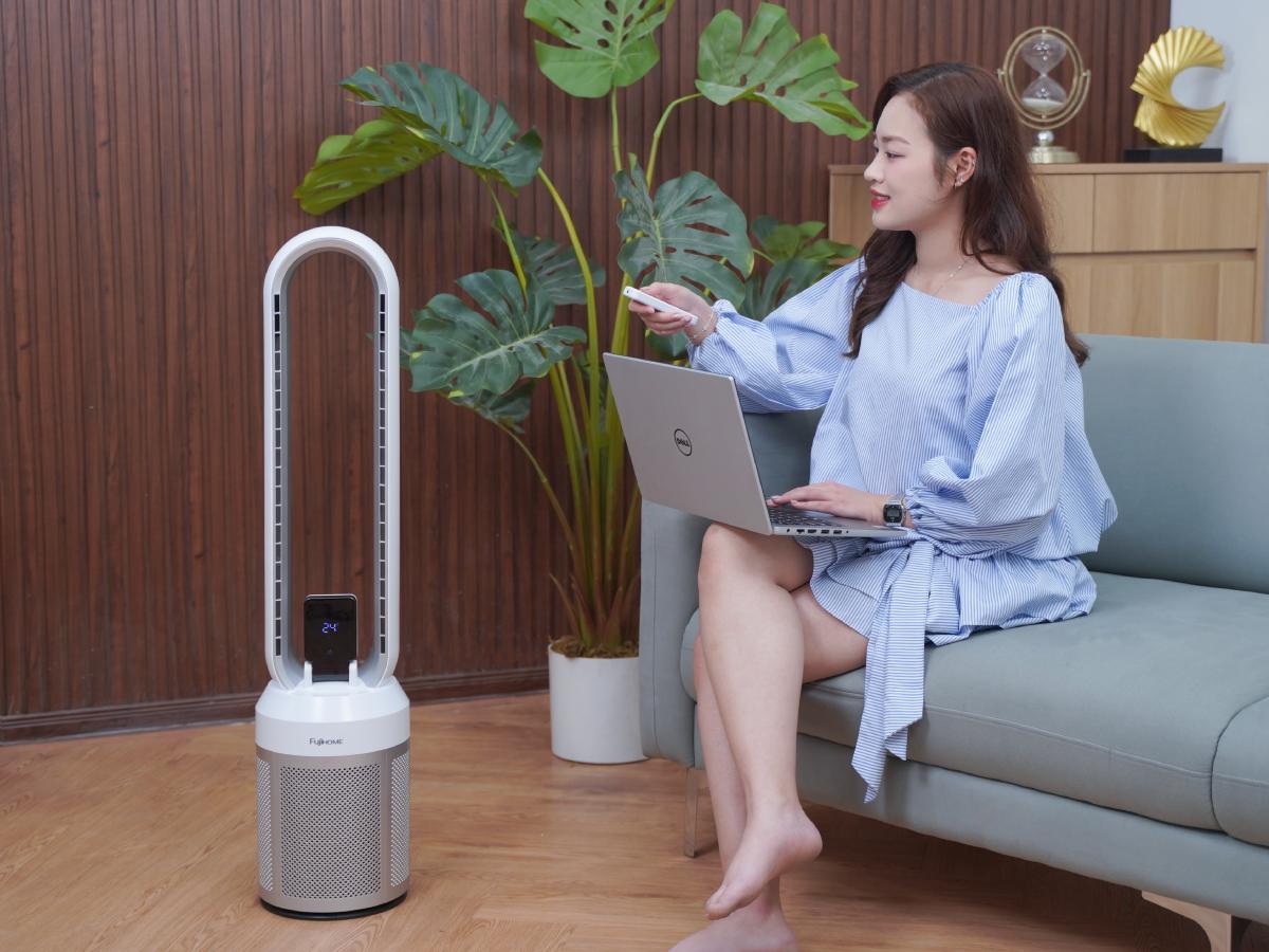 “Giải nhiệt” mùa hè với quạt không cánh kiêm máy lọc không khí Fujihome- Ảnh 4. “Giải nhiệt” mùa hè với quạt không cánh kiêm máy lọc không khí Fujihome- Ảnh 4.
