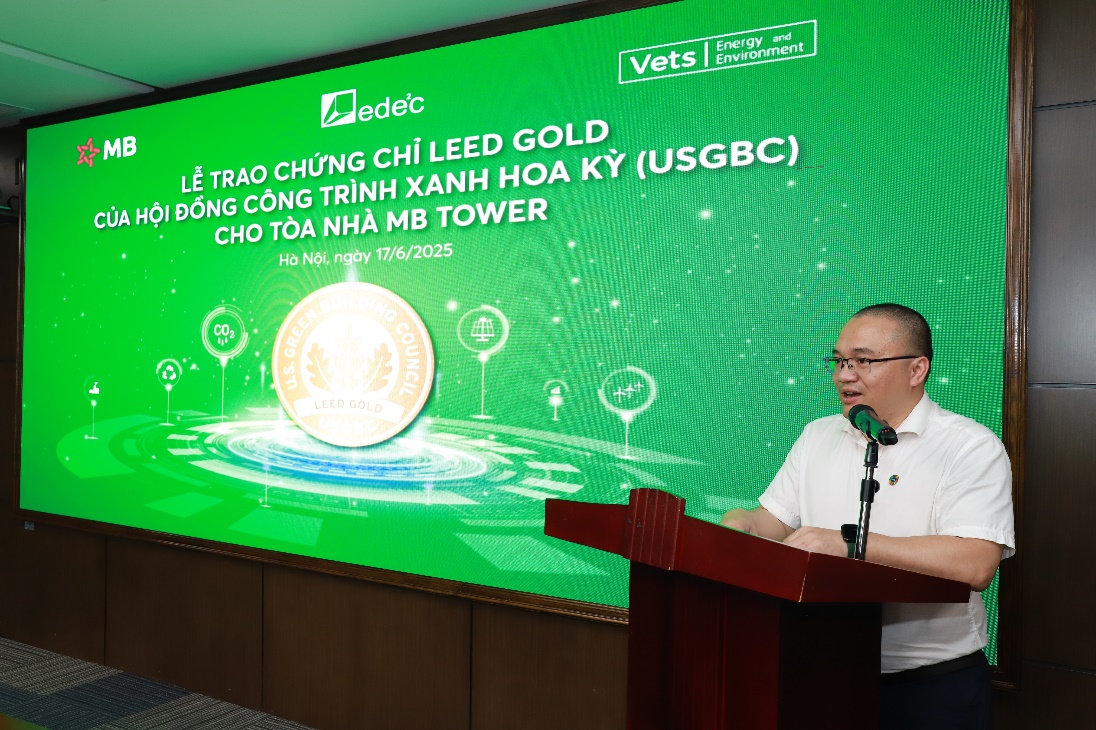 MB Tower đạt chứng chỉ LEED Gold: Bước tiến trong chiến lược phát triển bền vững- Ảnh 3. MB Tower đạt chứng chỉ LEED Gold: Bước tiến trong chiến lược phát triển bền vững- Ảnh 3.
