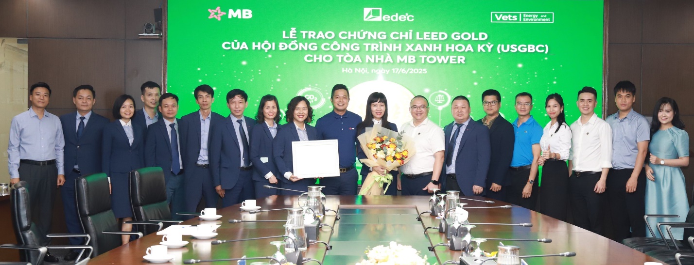 MB Tower đạt chứng chỉ LEED Gold: Bước tiến trong chiến lược phát triển bền vững- Ảnh 4. MB Tower đạt chứng chỉ LEED Gold: Bước tiến trong chiến lược phát triển bền vững- Ảnh 4.