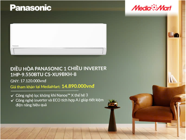 Top 5 điều hoà Panasonic thông minh tiết kiệm điện đáng mua nhất hè 2025- Ảnh 1.