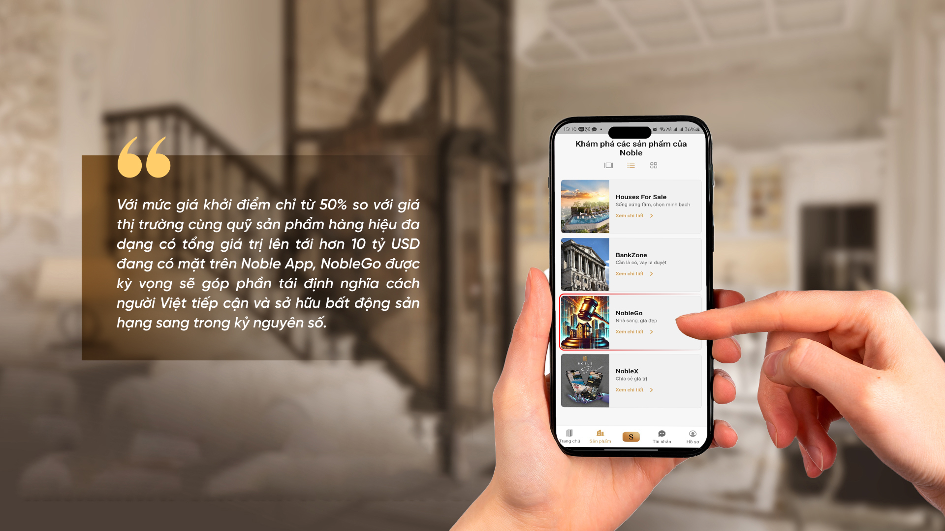 Sunshine Group ra mắt NobleGo - Livestream đặt giá mua bất động sản hàng hiệu tiên phong tại Việt Nam với giá khởi điểm từ 50% giá thị trường- Ảnh 1. Sunshine Group ra mắt NobleGo - Livestream đặt giá mua bất động sản hàng hiệu tiên phong tại Việt Nam với giá khởi điểm từ 50% giá thị trường- Ảnh 1.
