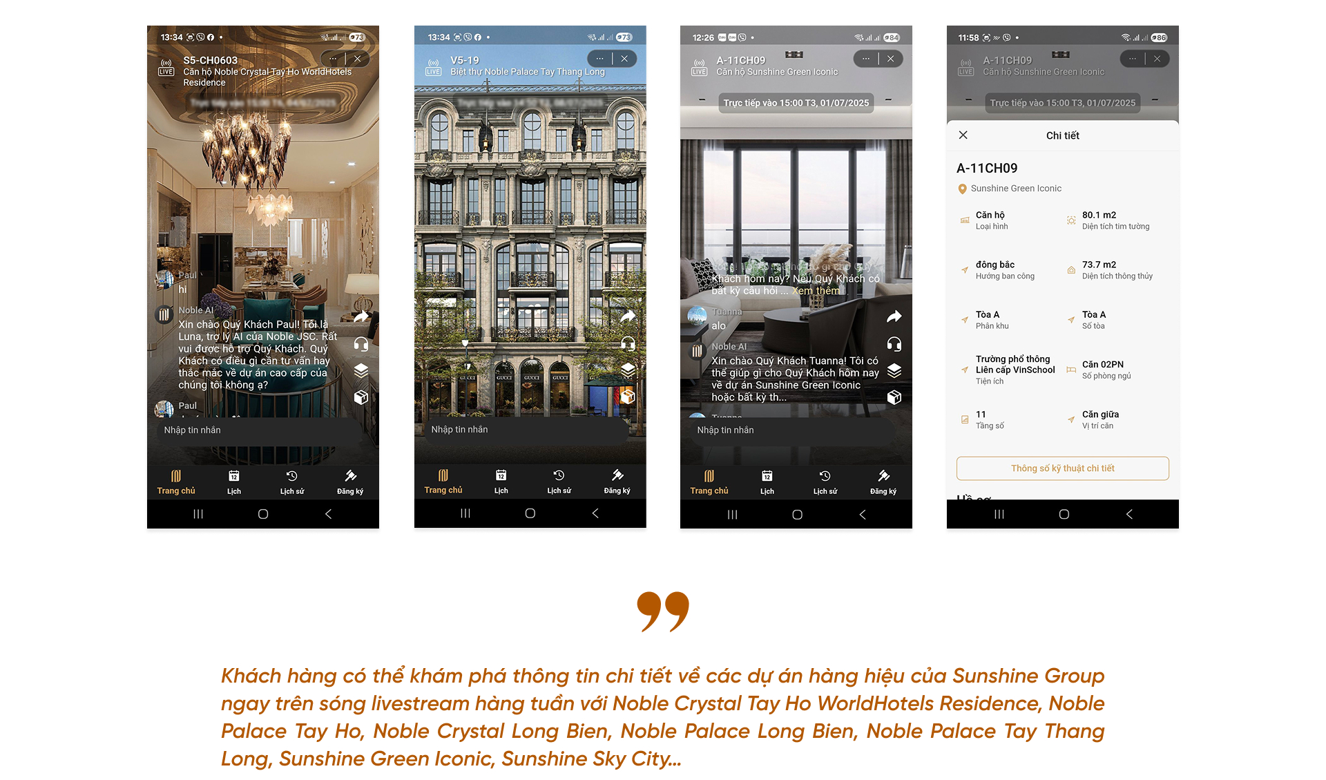 Sunshine Group ra mắt NobleGo - Livestream đặt giá mua bất động sản hàng hiệu tiên phong tại Việt Nam với giá khởi điểm từ 50% giá thị trường- Ảnh 3. Sunshine Group ra mắt NobleGo - Livestream đặt giá mua bất động sản hàng hiệu tiên phong tại Việt Nam với giá khởi điểm từ 50% giá thị trường- Ảnh 3.