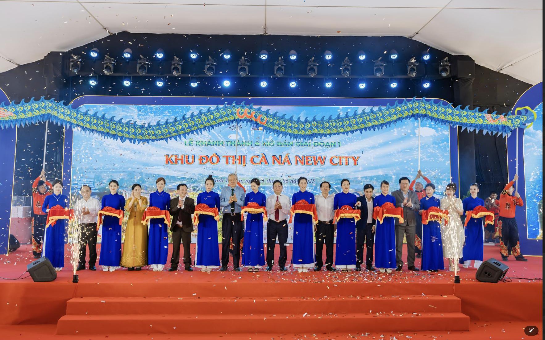 Hàng trăm khách tham dự lễ mở bán và khánh thành giai đoạn 1 dự án - Cà Ná New City