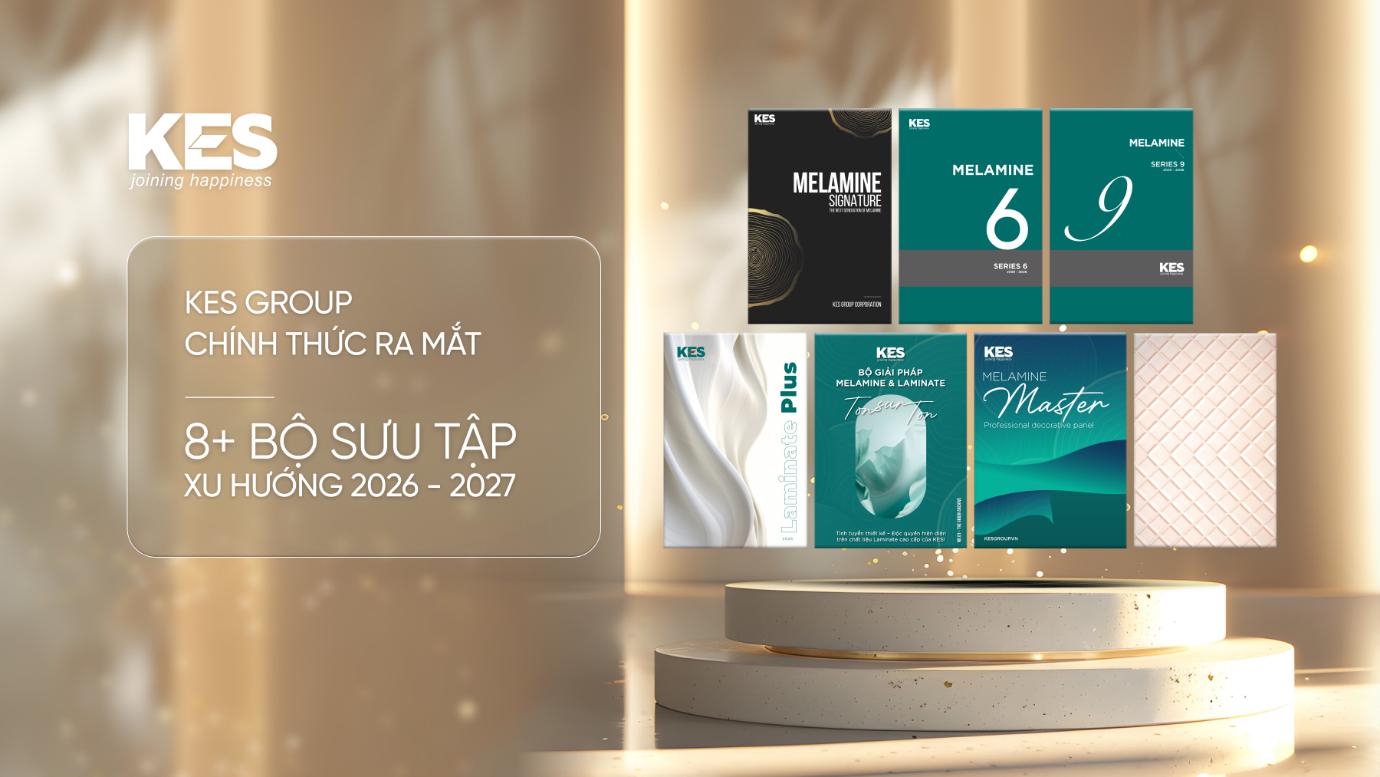 KES mang sắc màu châu Âu đến Vietbuild qua 8 bộ sưu tập mới- Ảnh 1.