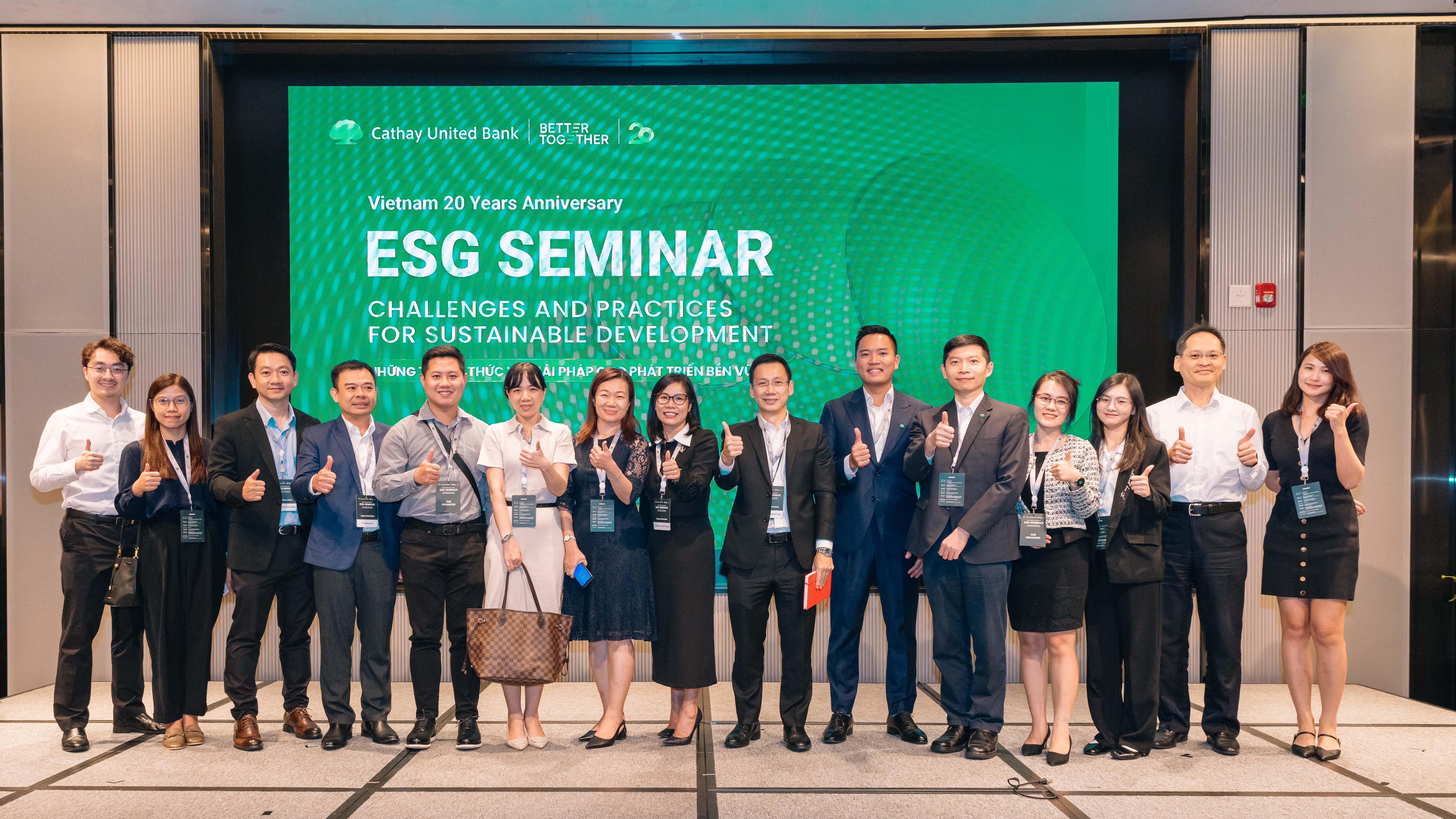 CUBHCM tổ chức Hội thảo ESG: “Chìa khóa” mở lối phát triển bền vững- Ảnh 2. CUBHCM tổ chức Hội thảo ESG: “Chìa khóa” mở lối phát triển bền vững- Ảnh 2.