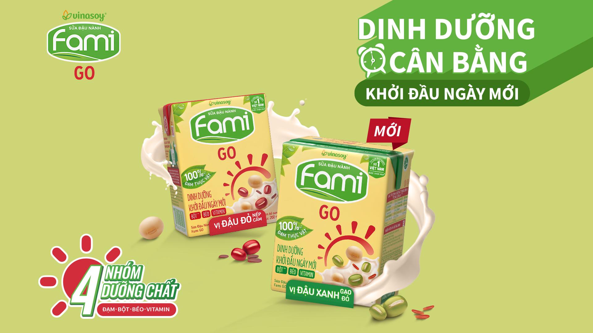 Fami Go - Lựa chọn dinh dưỡng cân bằng để khởi đầu ngày mới- Ảnh 1. Fami Go - Lựa chọn dinh dưỡng cân bằng để khởi đầu ngày mới- Ảnh 1.